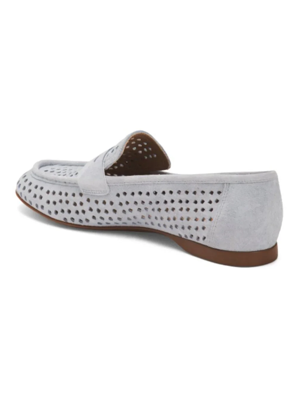 NATURALIZER PREMIUM Suede Bloom Perforated Comfort Flats